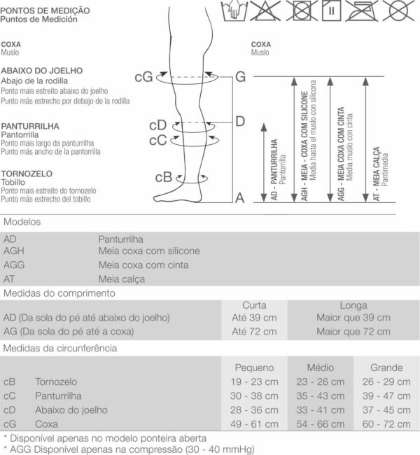 Meia Compressiva Comfortline Cotton - Venosan - Image 6