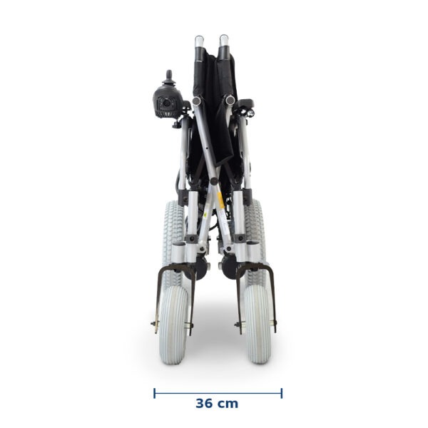 Cadeira de Rodas Motorizada Dobrável em Alúminio – Dellamed Modelo D1000 (até 120kg) - Image 4