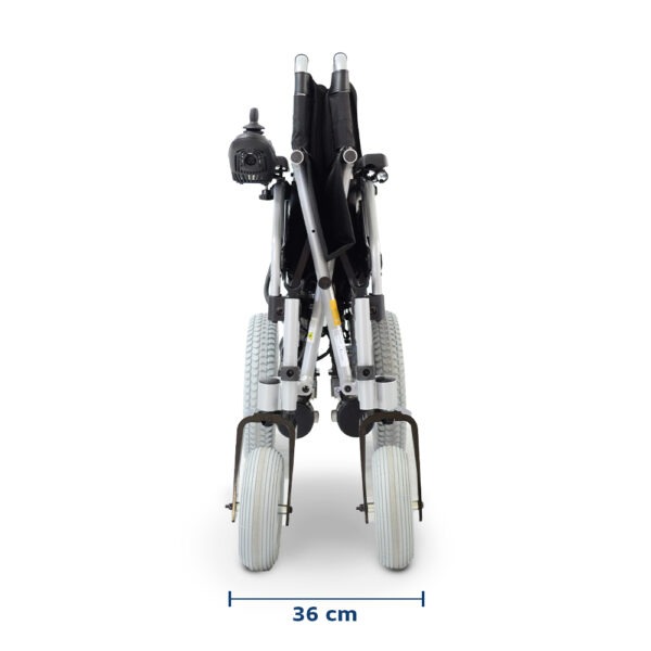 Cadeira de Rodas Motorizada Dobrável em Alúminio - Dellamed Modelo D900 (até 120kg) - Image 4