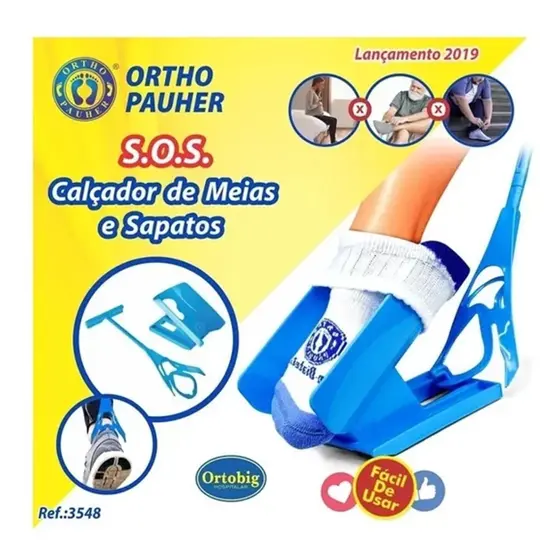 S.O.S. Calçador de Meias e Sapatos Ortho Pauher