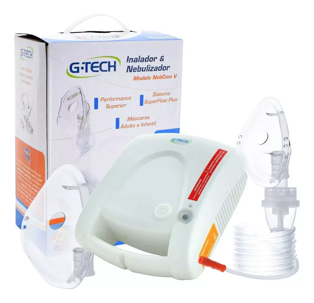 Inalador e Nebulizador Nebcom V G-Tech